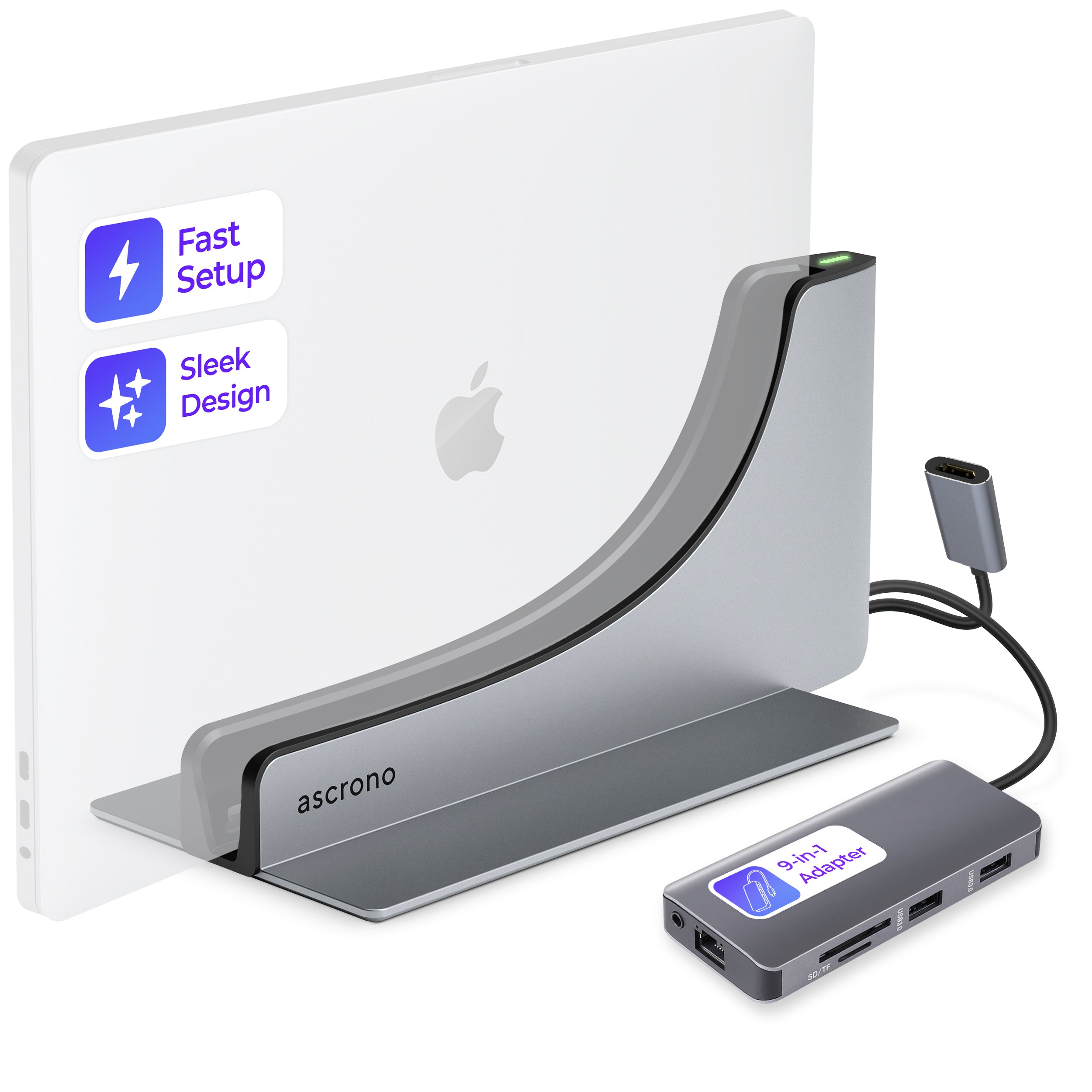 Ascrono® MacBook Docking Station