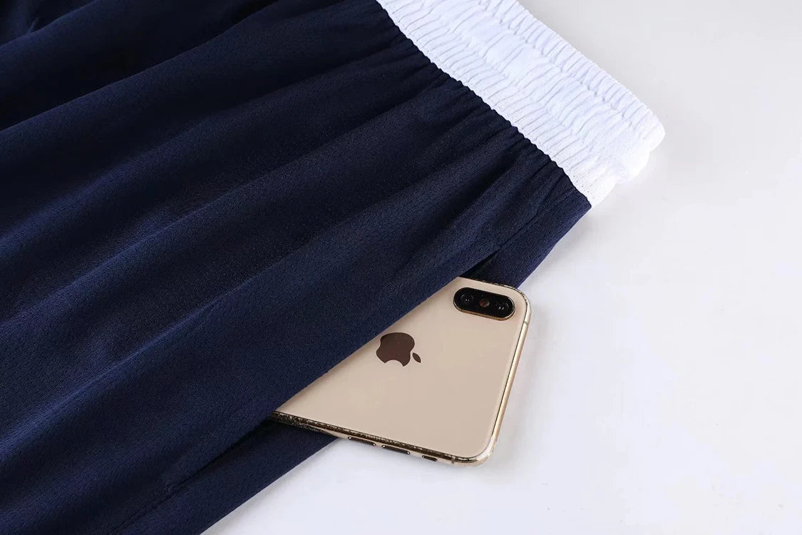 Loose Fit  Basketball Shorts with Pockets