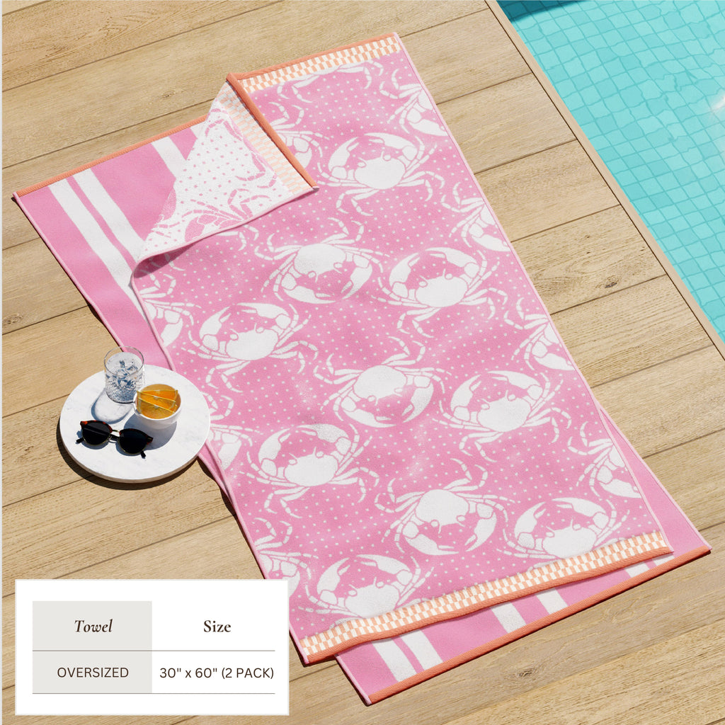 Cotton Velour Beach Towel - Maui Collection