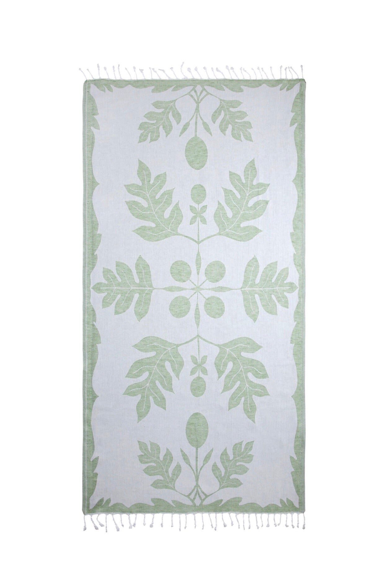 ‘Ohana ‘Ulu Print Turkish Beach Towel