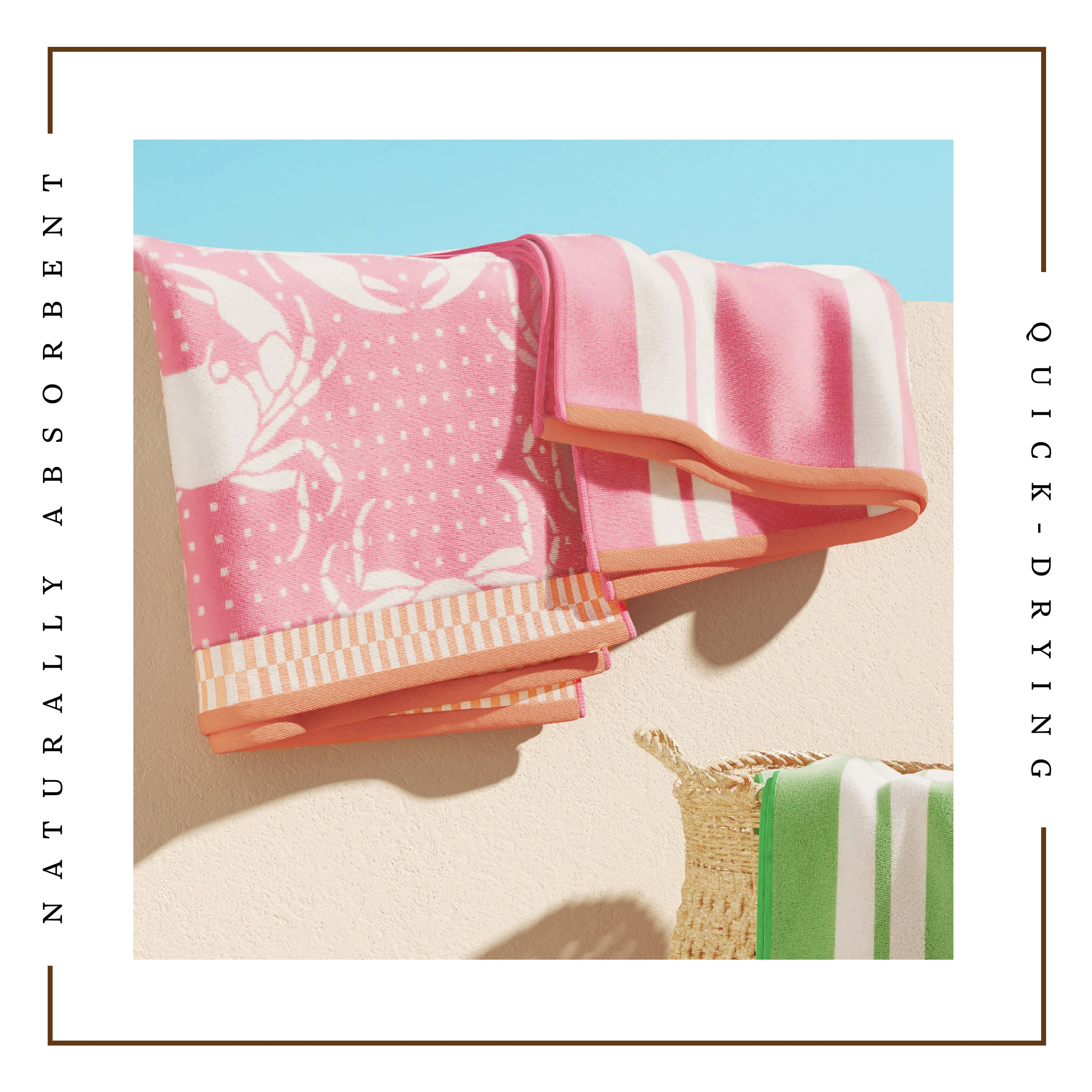 Cotton Velour Beach Towel - Maui Collection